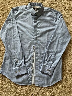 Calvin Klein Light Blue Slim Fit Dress Shirt